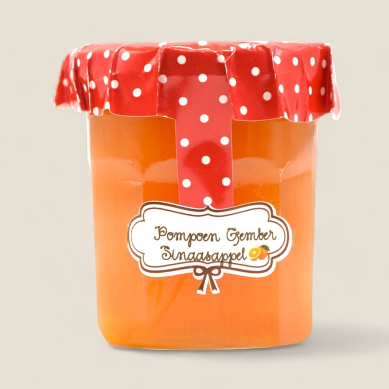 De Vierhoekhoeve Webshop Confituur Pompoen Sinaasappel Gember N